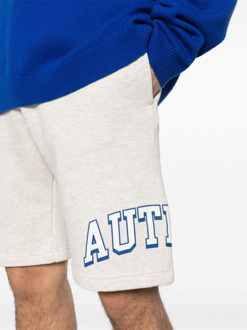 logo-print shorts